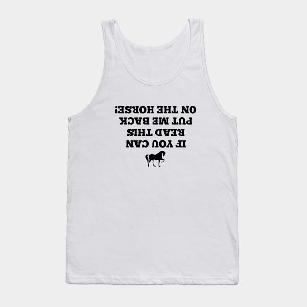 If You Can Read This Tank Top by AmazingVision